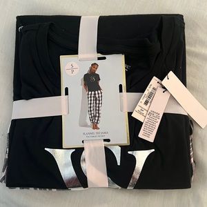 Victoria’s Secret flannel tee-jama set